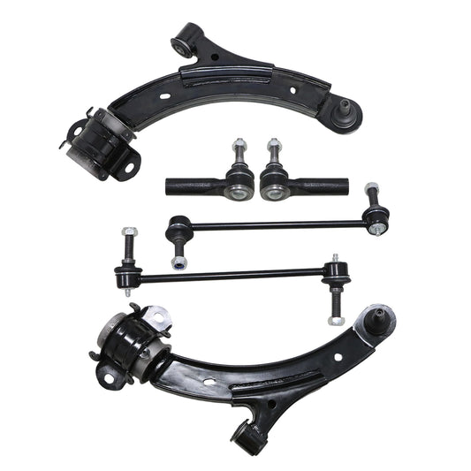 Front Lower Control Arms Sway Bars Tie Rods End Kit Fit 2010 -2014 Ford Mustang