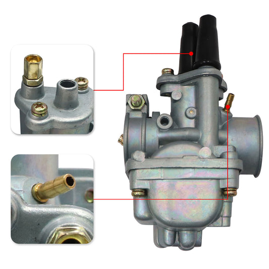 Carb For Yamaha PW80 Y Zinger 1983-2006 21W-14101-01-00 Carburetor With Kit
