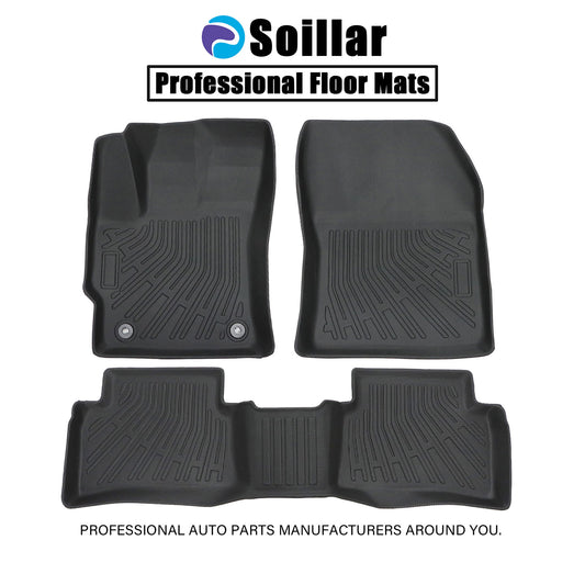 TPE 2-Row Floor Mats Liner Set Waterproof For 2019-2026 Toyota Corolla Hatchback