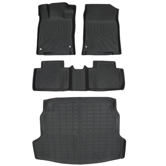 For 2016-2021 Honda Civic Hatchback Sedan Coupe Floor Mats & Cargo Trunk Liner