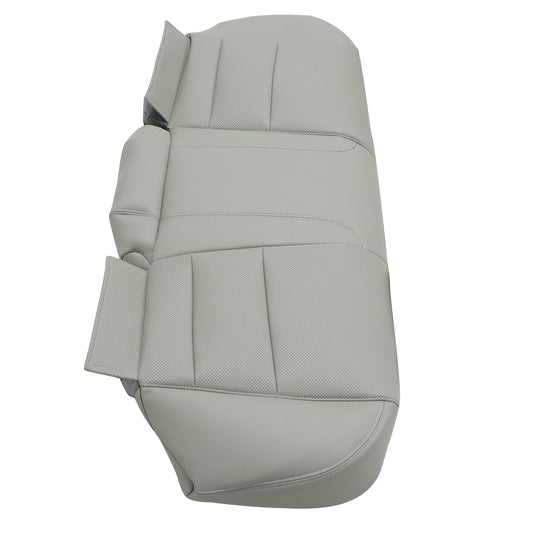 For 2009-2014 Acura TL Rear Bench Side Bottom Perforated Leather Seat Cover Gray