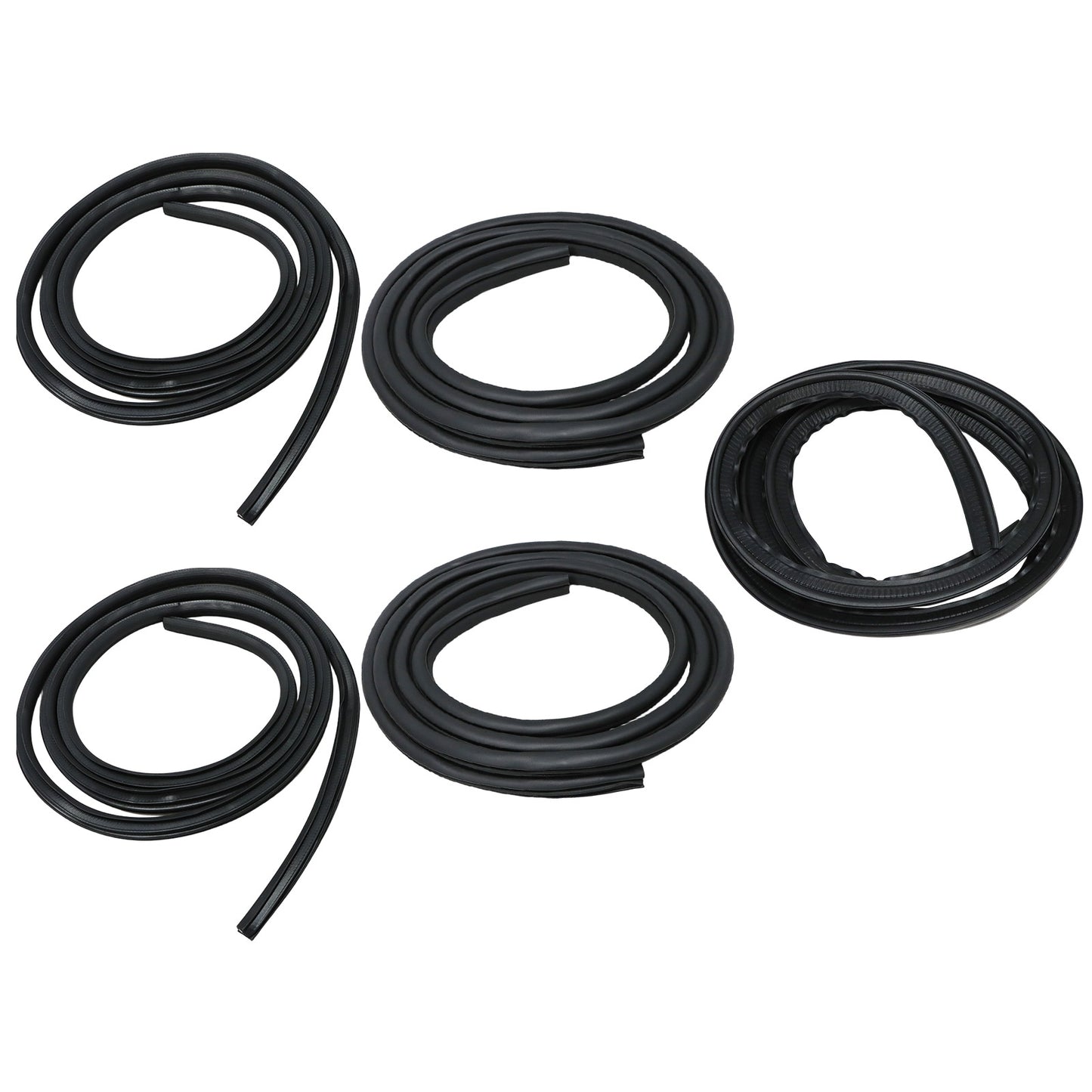 5pcs Rubber Seal Weatherstrip Set Doors & Liftgate for Jeep Grand Cherokee WJ