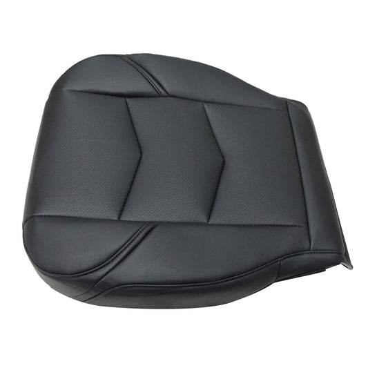 1Pcs For 2015-2020 Cadillac Escalade Driver Bottom Perforated Seat Cover Black