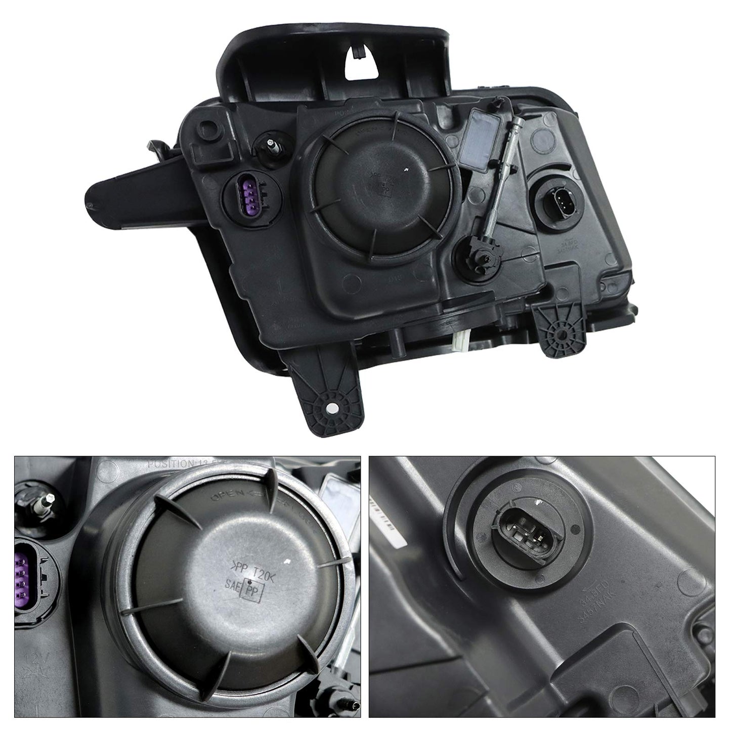 Left Side HID Headlight For 2010-2015 Chevy Camaro LS SS LT 2012-15 Camaro ZL1