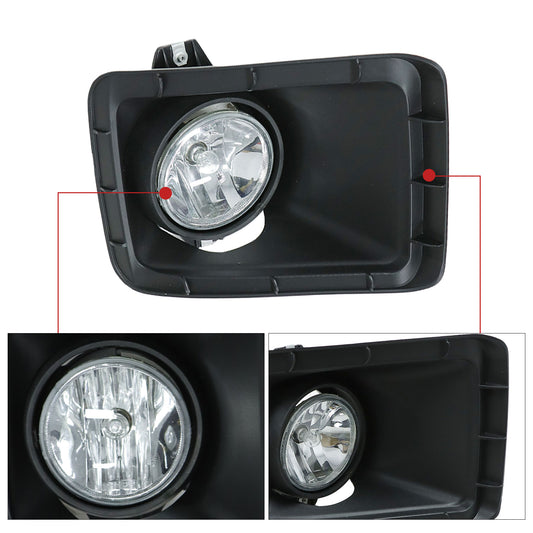 Front Left Fog Light Trim Bezel for 2015-2018 Chevy Silverado 2500HD 3500