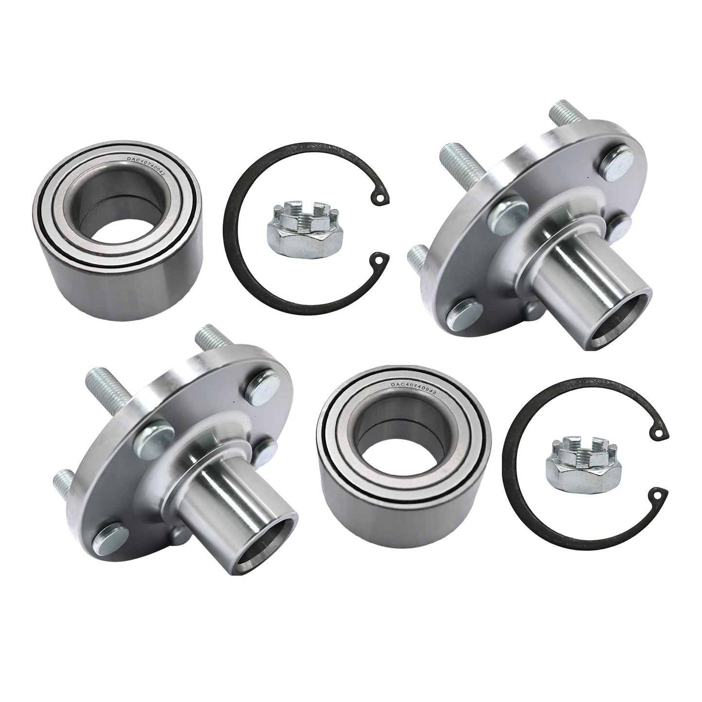 2x Front Wheel Hub Bearing Assembly Compatible For 2003-2019 Toyota Celica