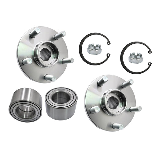 2x Front Wheel Hub Bearing Assembly Compatible For 2003-2019 Toyota Celica