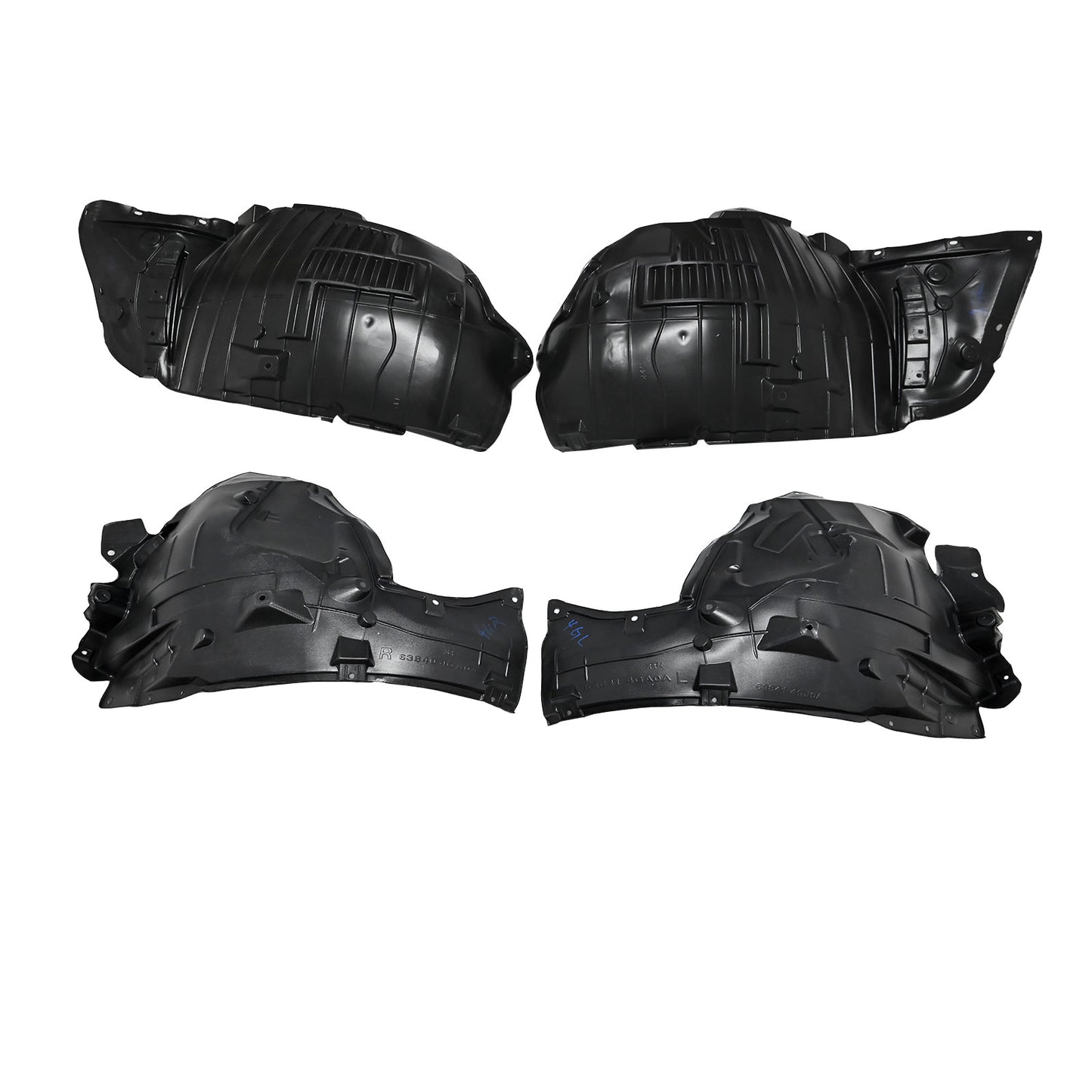 Inner Fender Liners Set of 4 Driver & Passenger Side For Infiniti Q50 2014-2023