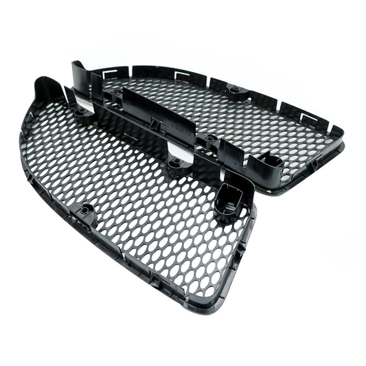 2PCS Front Hood Grille Cover For Mercedes SLK350 SLK280 R171 SLK300 2005-11