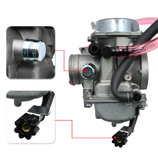 NEW For Kawasaki KLF300-B Bayou 300 2x4 1996-2004 Carburetor & Intake Manifold