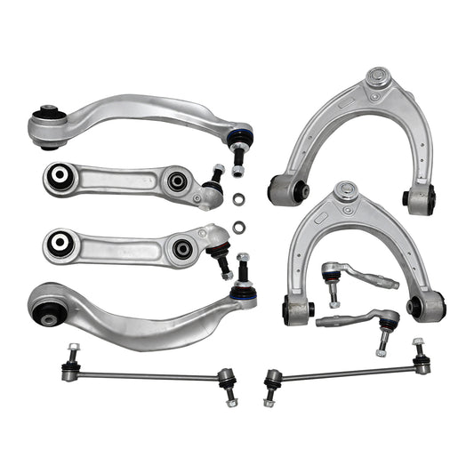 12X Front Control Arm with Ball Joint Sway Bar Link Kit For BMW 528i 535i 535d