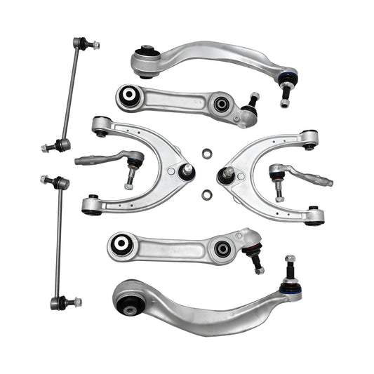 12X Front Control Arm with Ball Joint Sway Bar Link Kit For BMW 528i 535i 535d