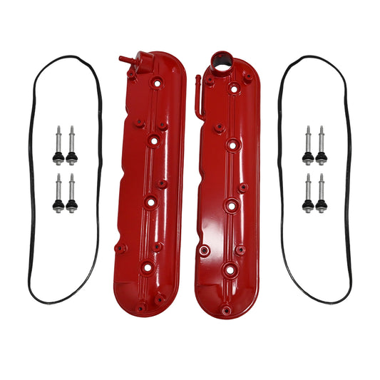 For Chevy Corvette Silverado GMC Sierra Cadillac 09-20 V8 2X Valve Cover Set