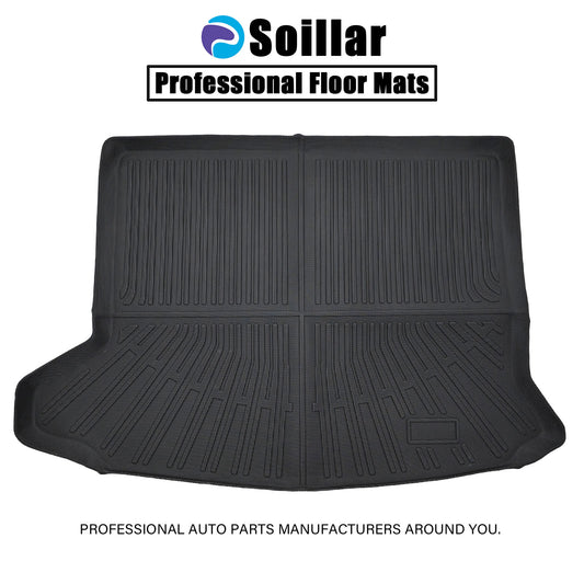 Rear Trunk Cargo Liner TPE Fits 2019-2025 Cadillac XT4 5-Passengers 4Door Black