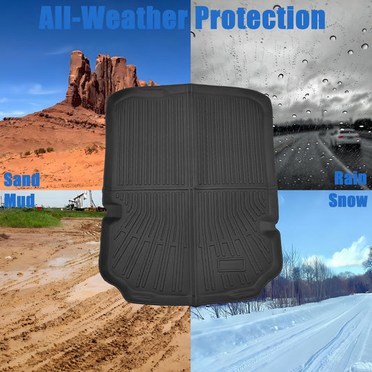 TPE Cargo Trunk Liner Cover Floor Mat For 2016-2024 Chevrolet Camaro Waterproof