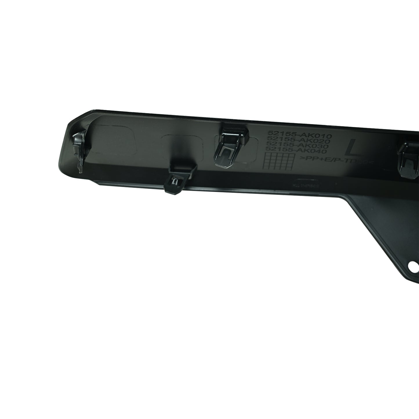 Left Side Rear Bumper Extension Corner Cover Black For Toyota Tacoma 2024-2025