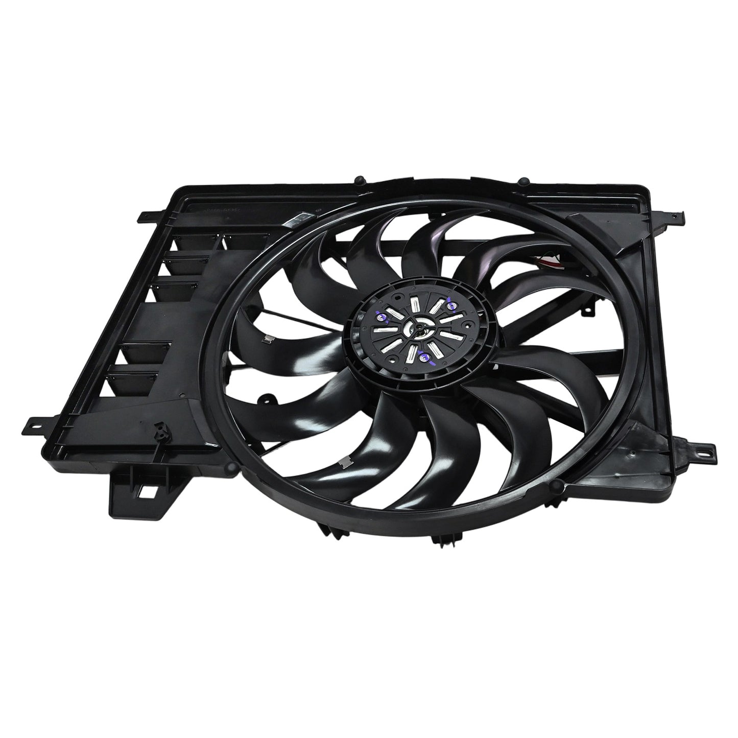 LR099669 Radiator Fan Cooling Assembly For Range Rover Evoque 2018-2020 2.0L