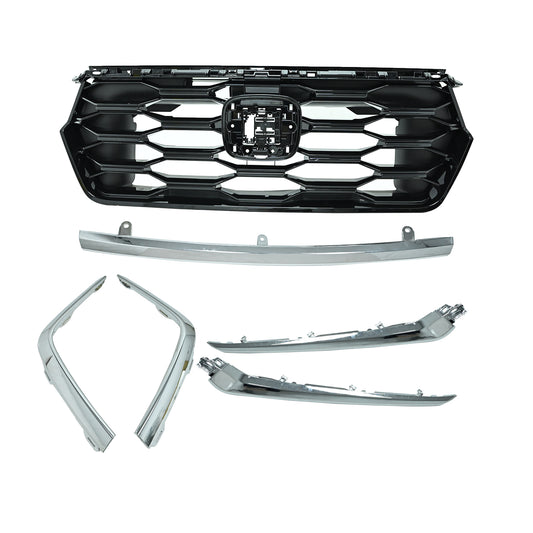Fits For 2015 2016 2017 2018 Ford Edge Front Upper Bumper Grill Grille Chrome US