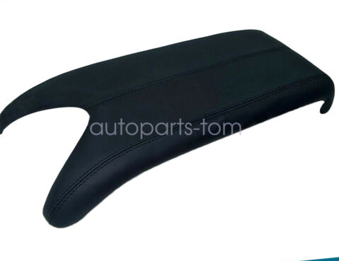 For Acura RDX 2007-2012 Leather Center Console Armrest Cover Skin Black