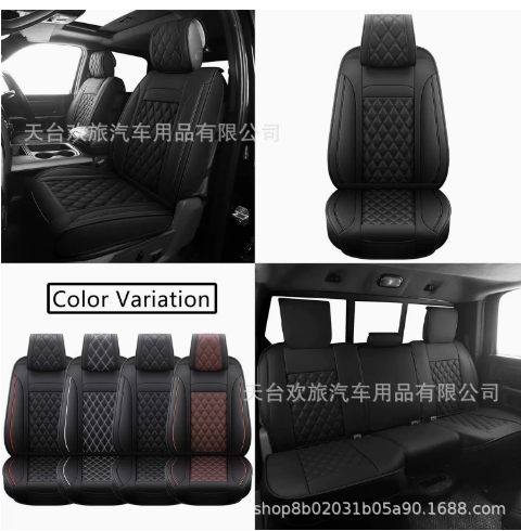 Front & Rear Seat Cover Full Surround Set For 2009-2024 Dodge Ram 1500 2500 3500