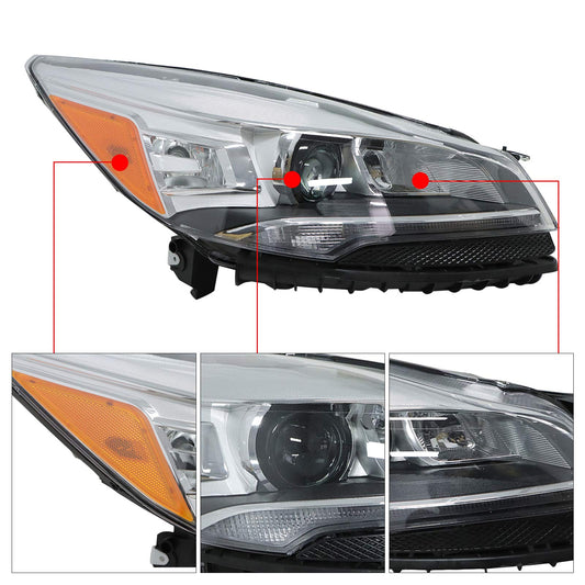 For Ford Escape 2013-16 Right Side HID Xenon Headlamp w/Bulb Ballast CJ5Z13008A