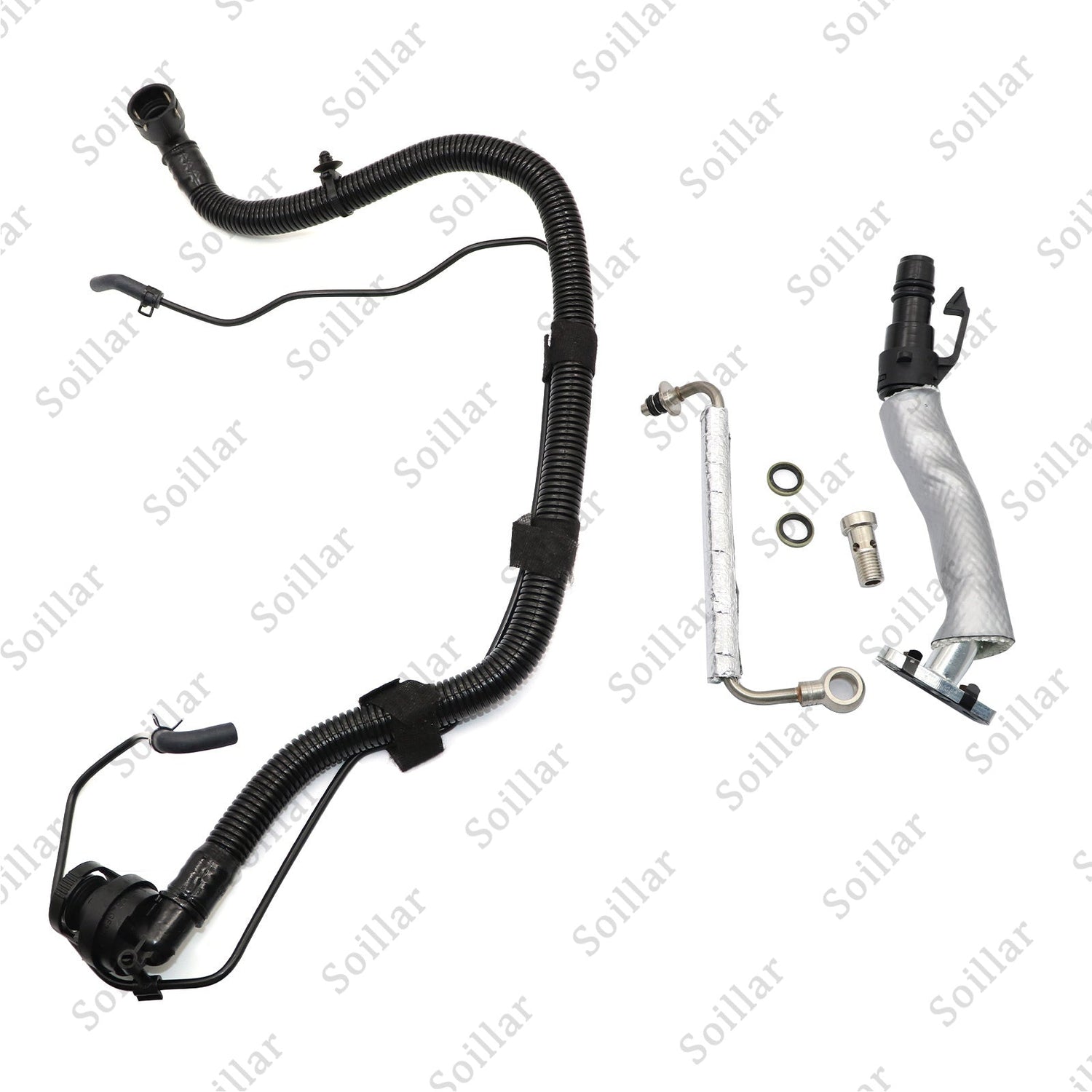 TURBO PCV + OIL RETURN + OIL FEED HOSE