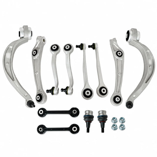 12pc Front Upper Control Arms Kit For 2012-18 Audi A6 A7 Quattro RS7 S6