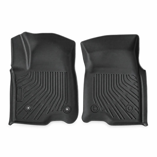 1st Row Floor Mats Liner TPE For 2019-2025 Chevy Silverado 1500/2500/3500 HD