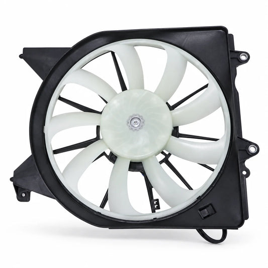 Radiator Cooling Fan Assembly w/ Shroud For 2017-2021 Honda Civic Type R L4