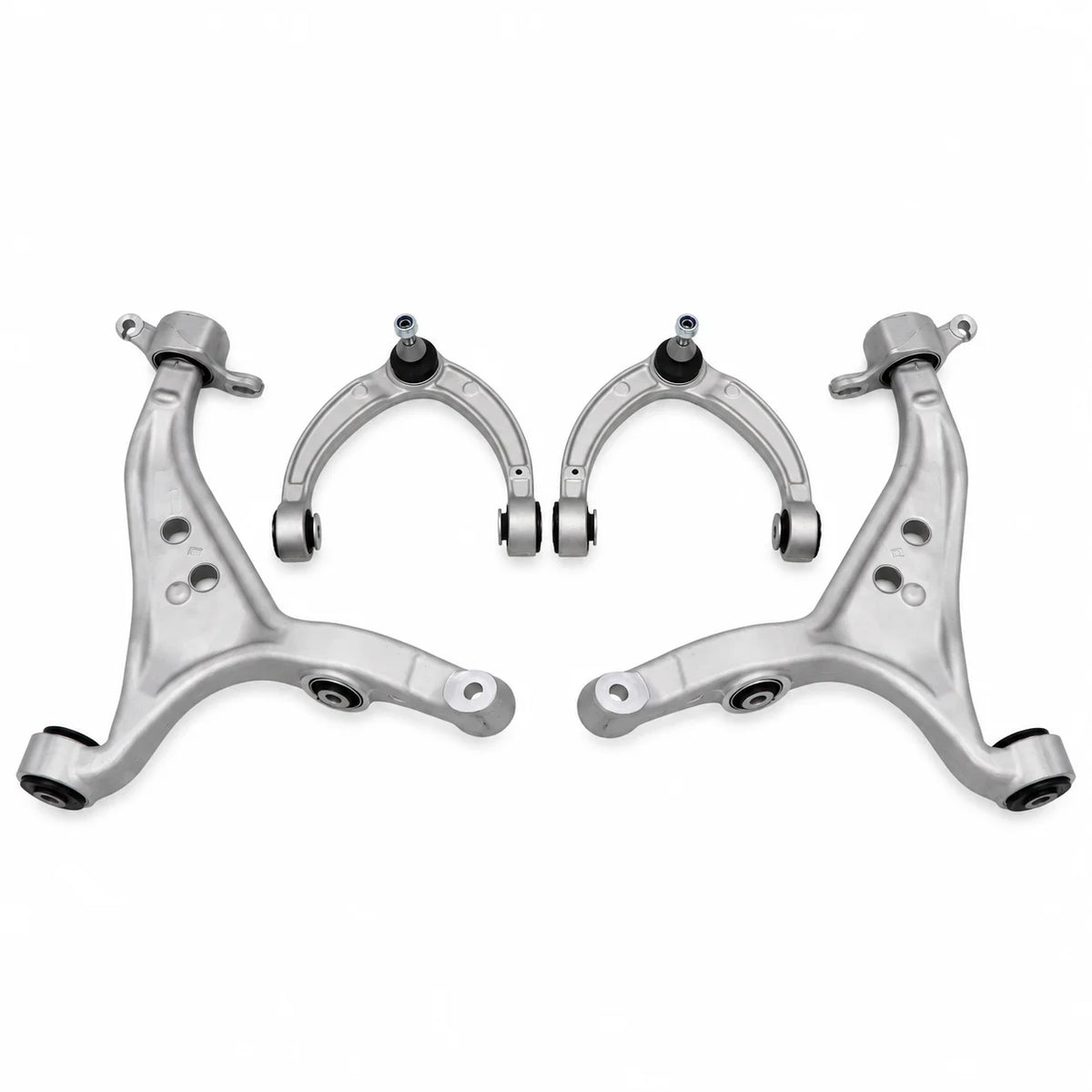 4x Front Lower & Upper Control Arm For 2013-2016 Mercedes-Benz GL350