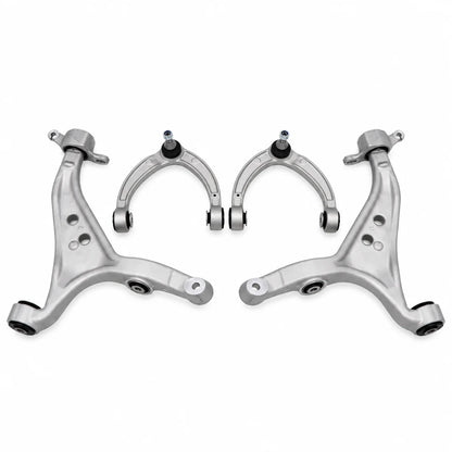 4x Front Lower & Upper Control Arm For 2013-2016 Mercedes-Benz GL350