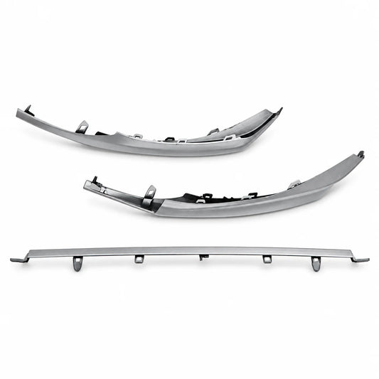 Front Bumper Grille Molding Lower Trim Silver For 2021-2024 Toyota Camry SE XSE