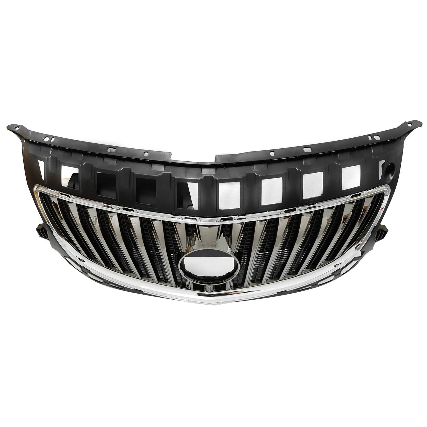 Front Bumper Upper Grille Chrome Mesh For 2014-2016 Buick LaCrosse Black/Chrome