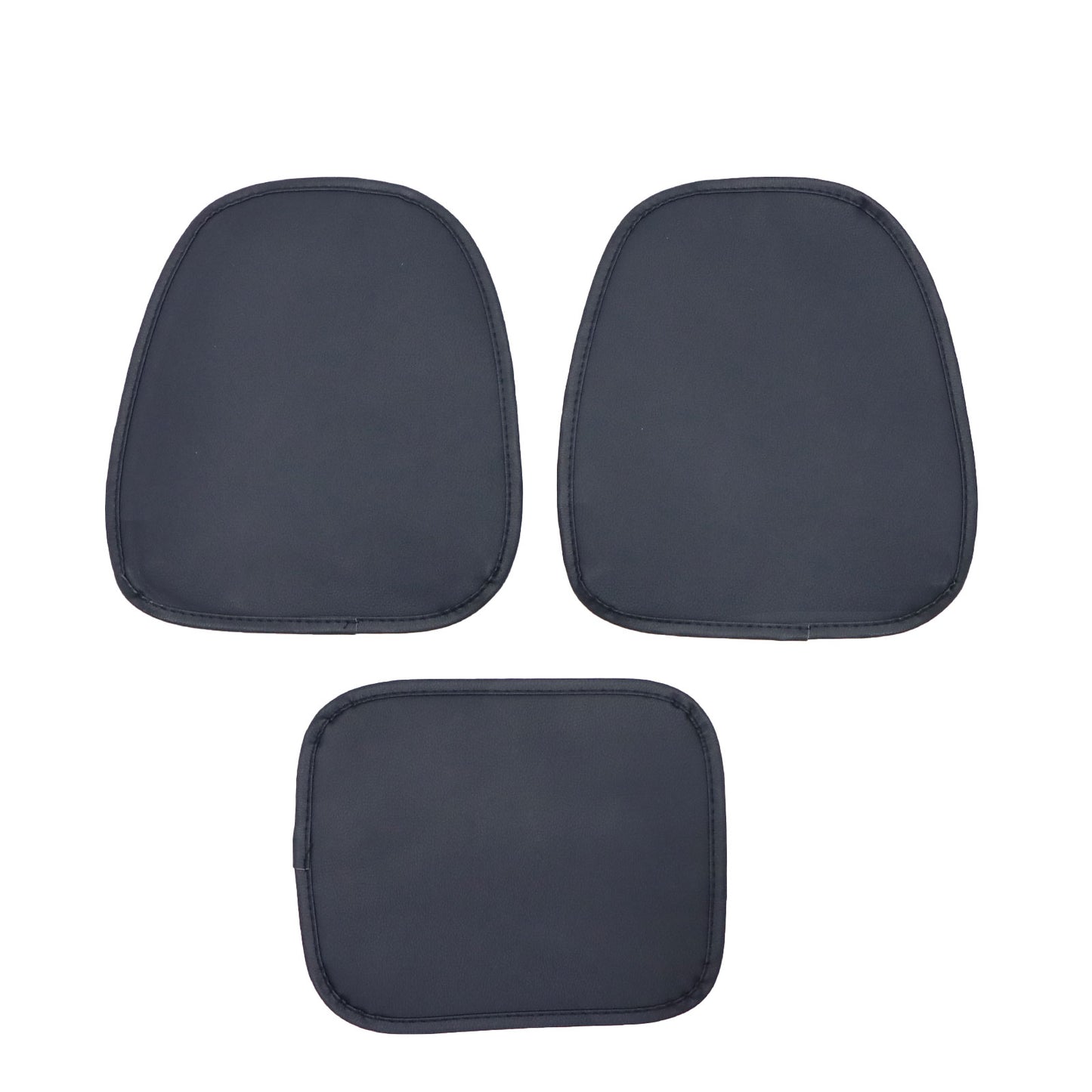 Fits Toyota Leather Car Seat Covers Front + Rear Seat Protectors Black Tailored