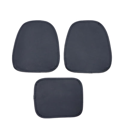 Fits Toyota Leather Car Seat Covers Front + Rear Seat Protectors Black Tailored