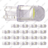 20x Super White T10 168 W5W 2825 LED License Plate Interior Light Bulb 6000K
