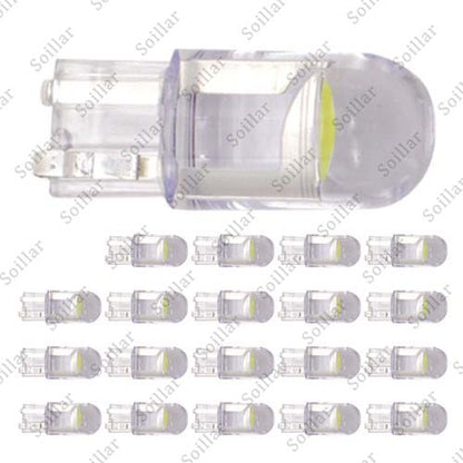 20x Super White T10 168 W5W 2825 LED License Plate Interior Light Bulb 6000K