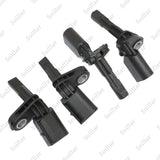 4 ABS Wheel Speed Sensor Front Rear Left & Right Fits for Audi & Volkswagen Set