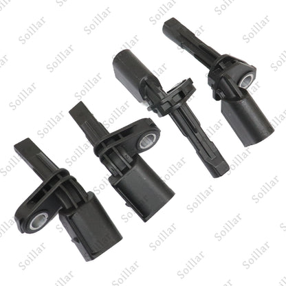 4 ABS Wheel Speed Sensor Front Rear Left & Right Fits for Audi & Volkswagen Set