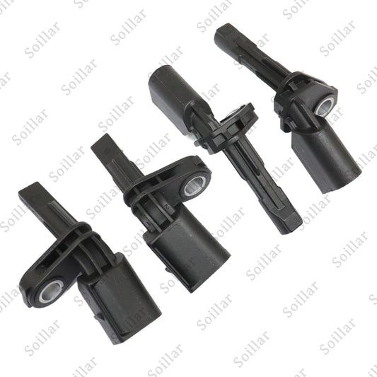 4 ABS Wheel Speed Sensor Front Rear Left & Right Fits for Audi & Volkswagen Set