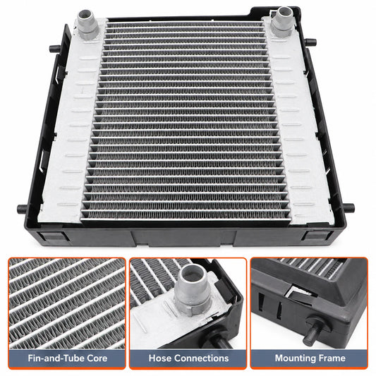 Secondary Auxiliary Coolant Remote Radiator For 2017-2020 BMW G30 F90 G12 M5