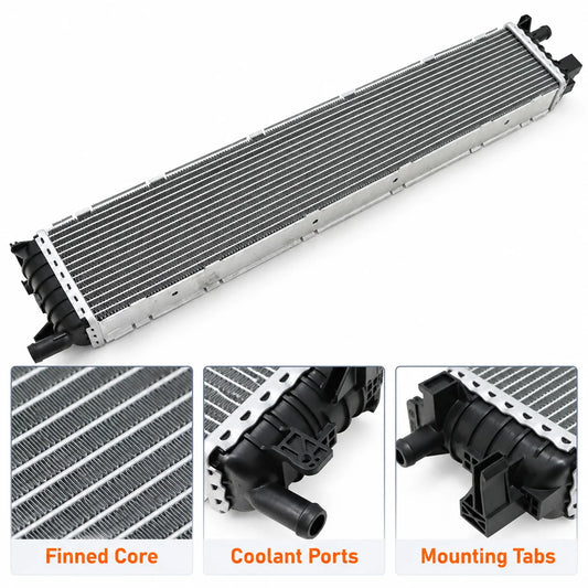 Supercharged Center Lower Radiator For 2010-2015 Audi S4 S5 A6 Quattro A7 Quattro