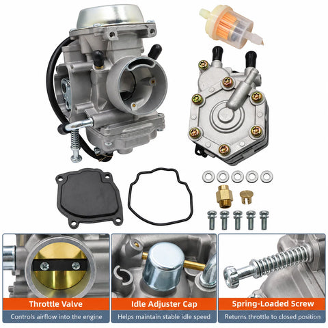 Fuel Filter & Fuel Pump Carburetor Carb For Polaris Sportsman 450 500 600 700