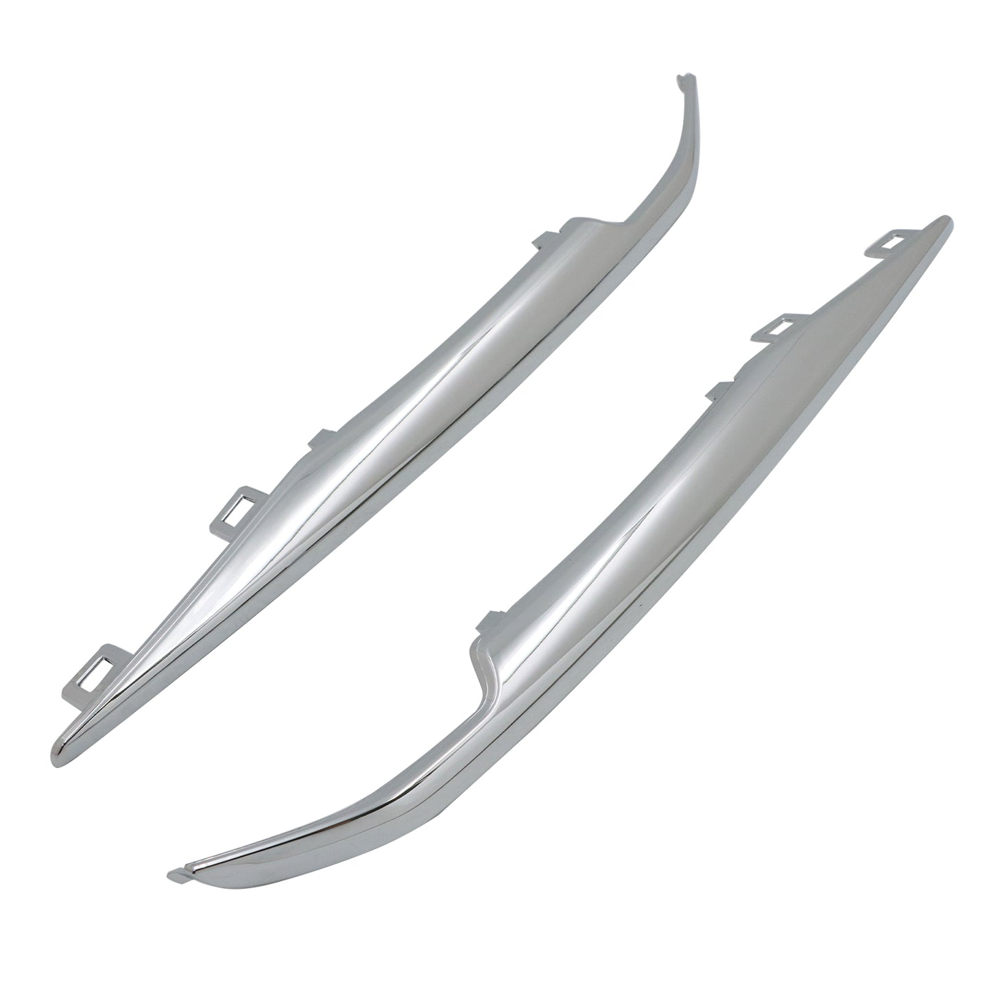 Front Bumper Trim Set For 2015-2020 Cadillac Escalade Fits ESV Chrome