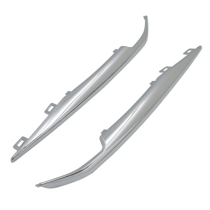 Front Bumper Trim Set For 2015-2020 Cadillac Escalade Fits ESV Chrome