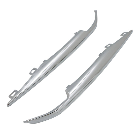 Front Bumper Trim Set For 2015-2020 Cadillac Escalade Fits ESV Chrome