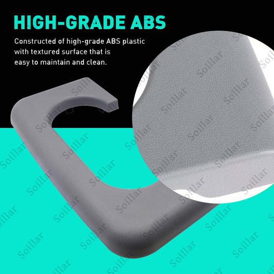 For Ford F250 350 99-10 Center Console Cup Holder Replaces Pad Light Flint Grey