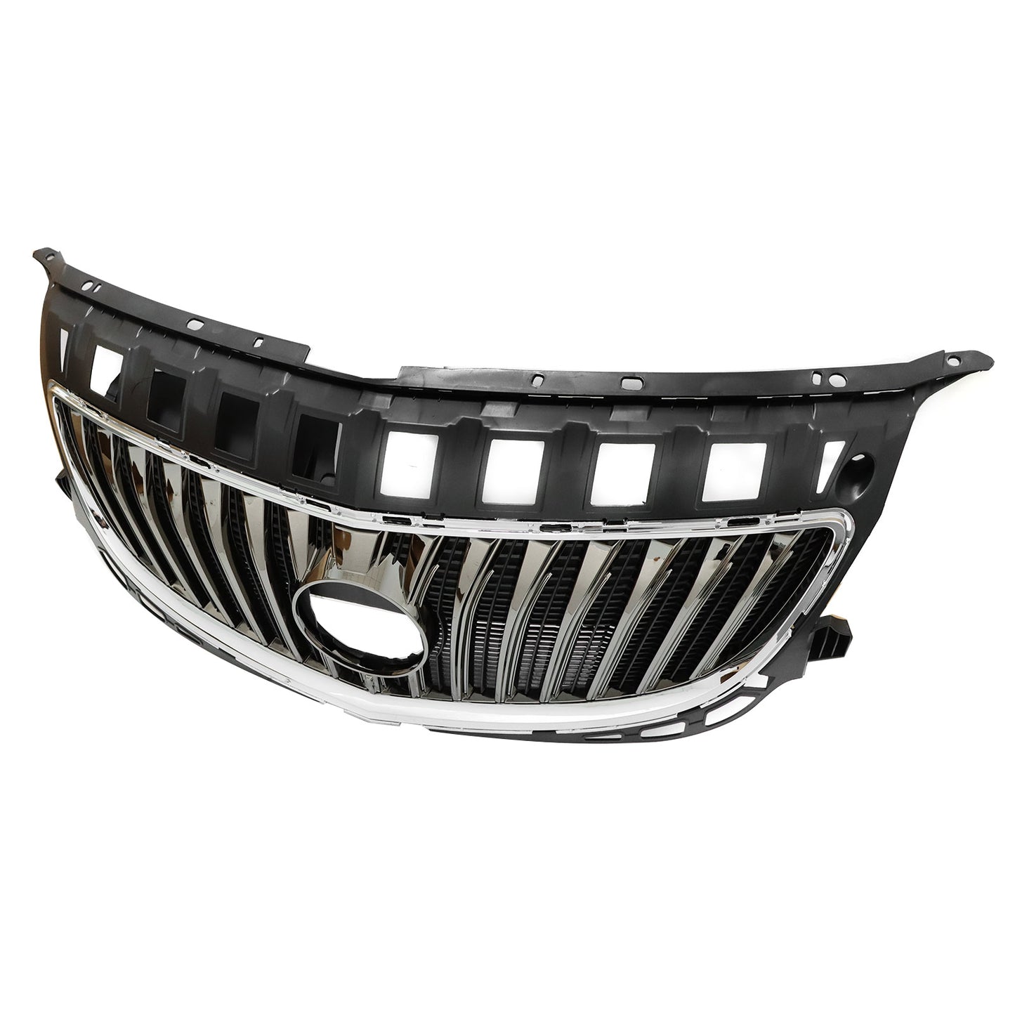 Front Bumper Upper Grille Chrome Mesh For 2014-2016 Buick LaCrosse Black/Chrome