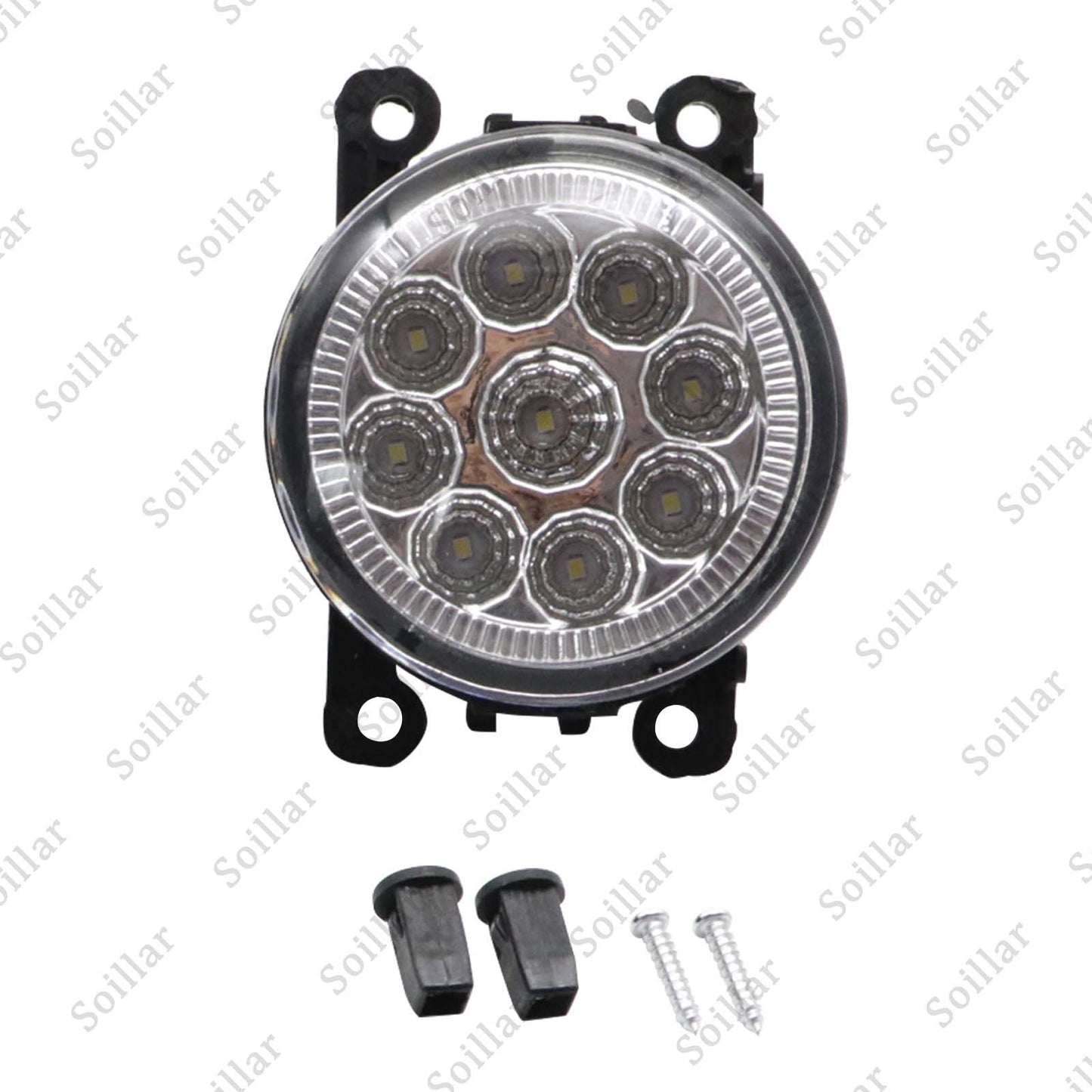 Front Clear Lens LED Bumper Fog Lights Lamps w/ Bulbs For Ford Focus 2012-2014