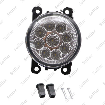 Front Clear Lens LED Bumper Fog Lights Lamps w/ Bulbs For Ford Focus 2012-2014